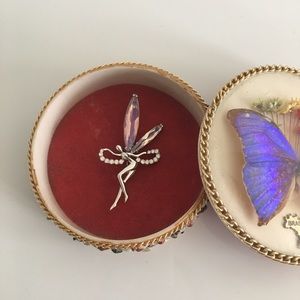 Stunning Magical Crystal Fairy Brooch